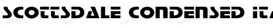 Scottsdale Condensed Italic字体转换